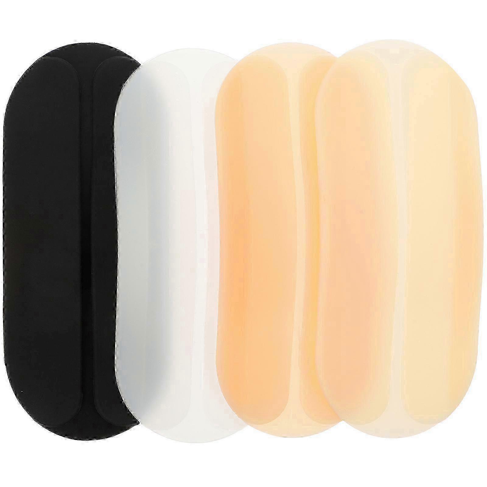 4 Pcs Ladies Bras Silicone Shoulder Dents Bra Strap Holders Invisible Shoulder Bar Pads Sliding Shoulder Pads