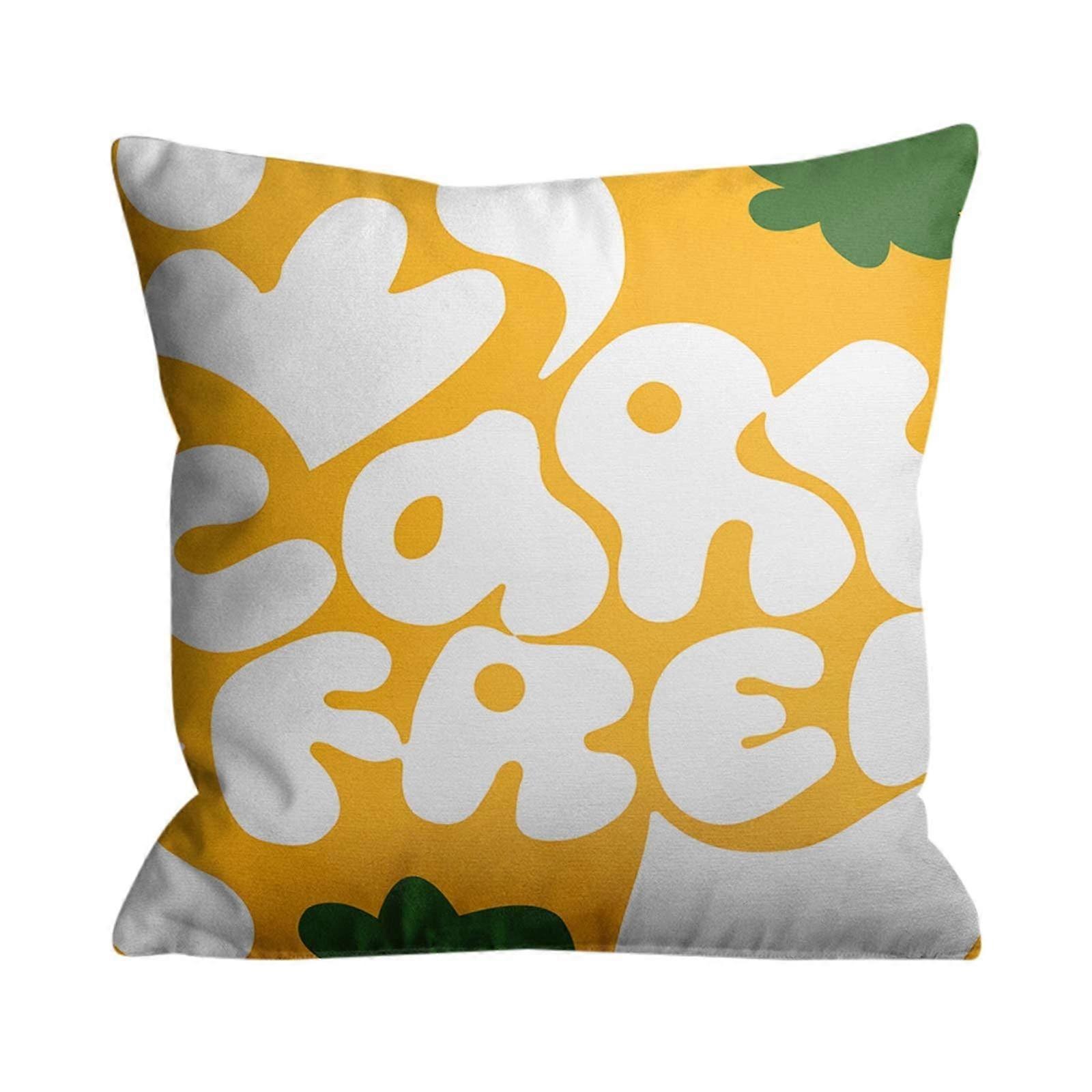 Fashion Peach Simple Colorful Pillowcase - Generic, Skin-Friendly, No Pillow Core, Compatible with Standard Pillows