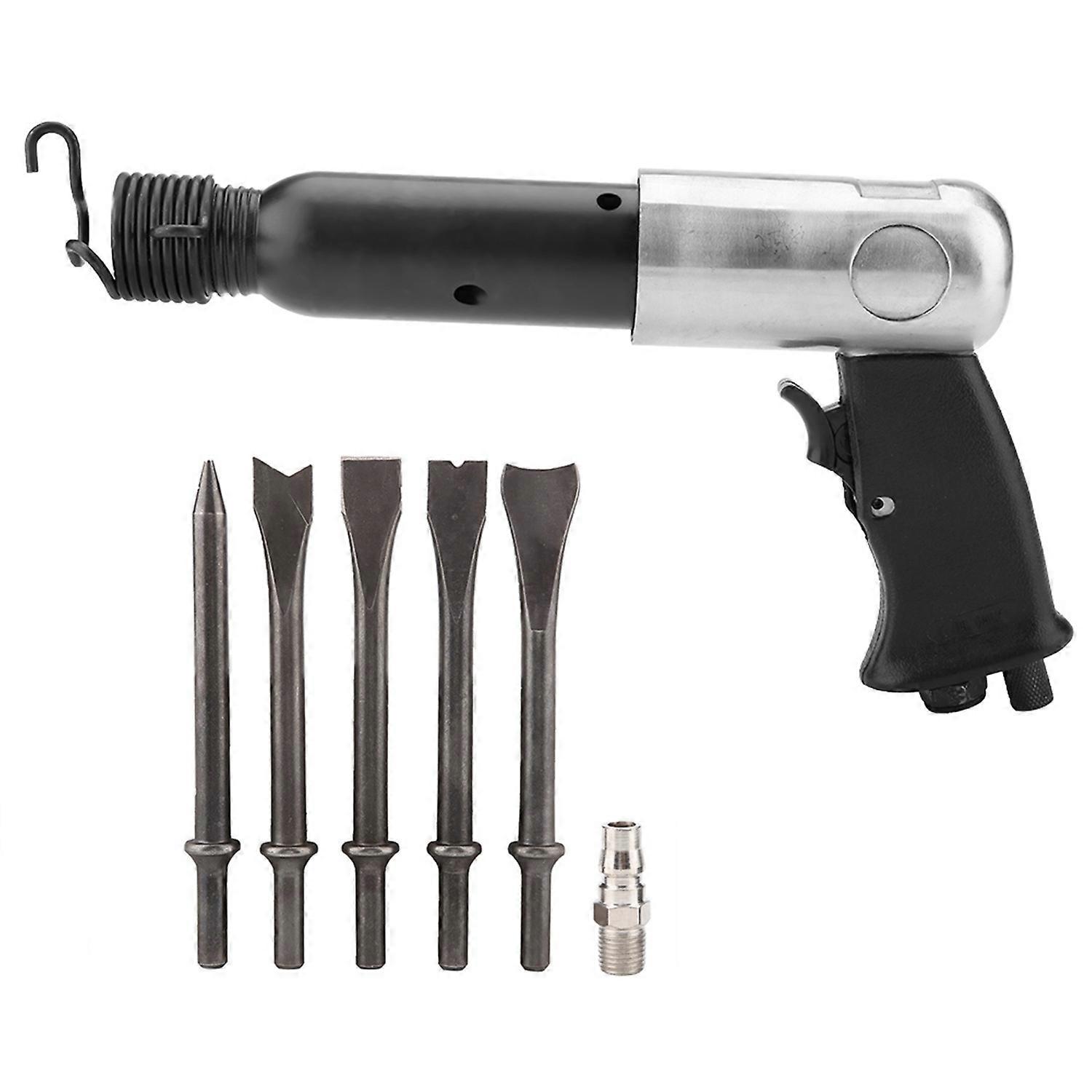 250mm Heavy Duty Air Compressor Pneumatic Hammer with Chisel Bits Tool Kit