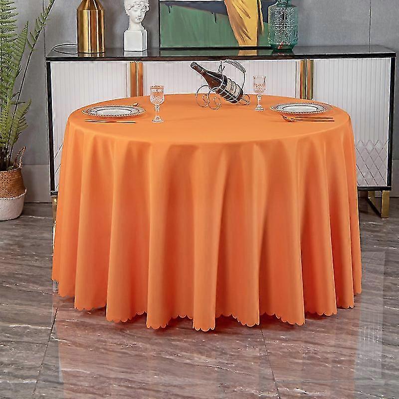 2025 Round Solid Color Tablecloth Wedding Banquet Tablecloth Simple Decorative Tablecloth