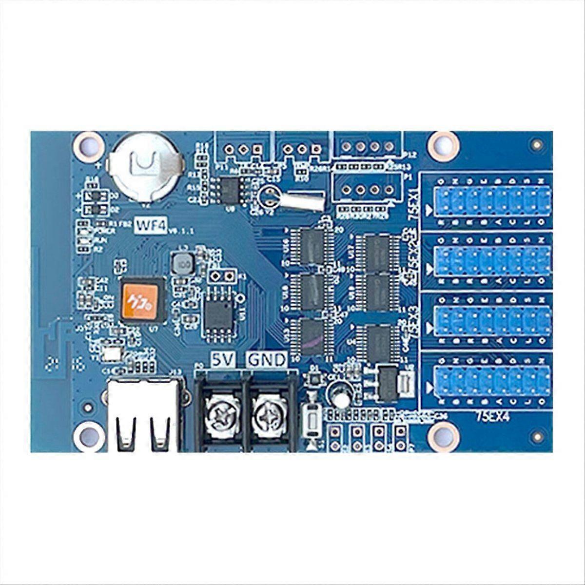 HD-WF4 Full Color RGB HUB75 Controller LED Display Screen Pixel Animation LED Digital Signage WiFi