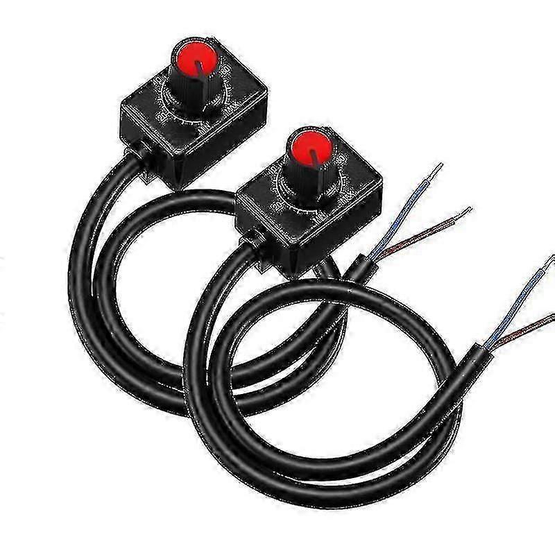 Dc 0/1-10v Knob Led Dimmer, Low Voltage Passive Dimmer Pwm Dimming For 0-10v Or 1-10v Dimmable Elec