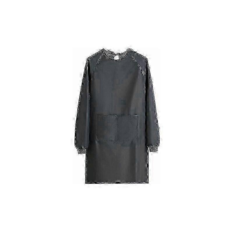 Waterproof Apron with Elastic Sleeves Designed for Dishwasher-Proof Use in Cafes Labs Restaurants and Cleaning Operations