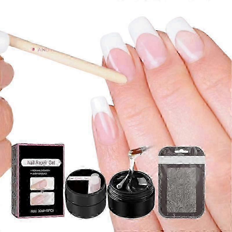 Reparación de uñas, Reparación de uñas para uñas rotas, Gel protector para la reparación de uñas