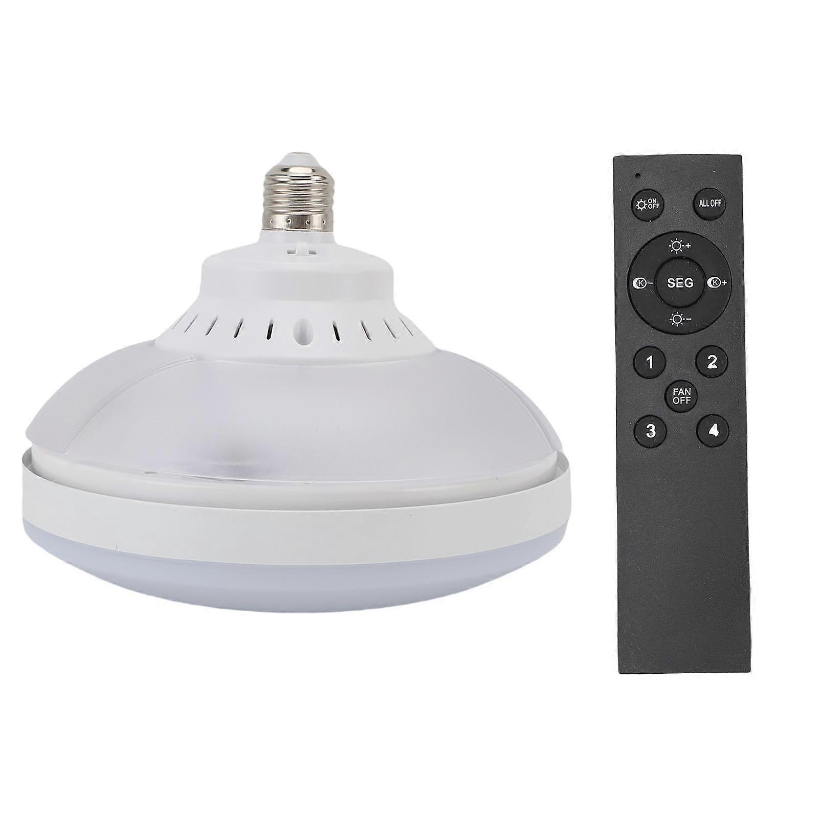 Ceiling Fan with LED Light Remote Control Low Noise Color Temperature Adjustable Stepless Dimming