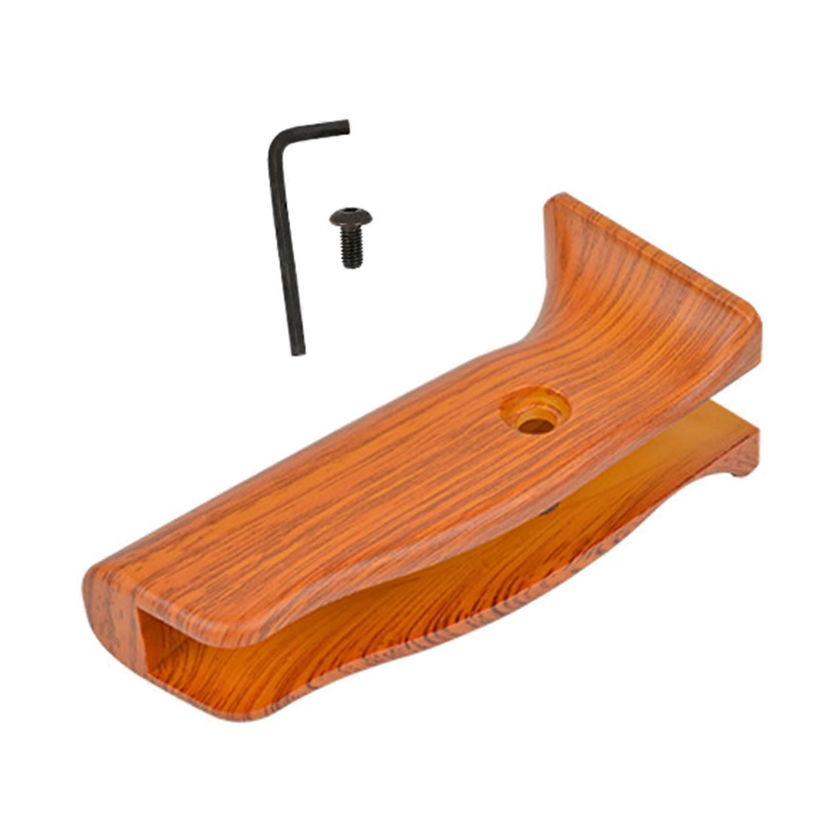 360 Degree Rotation Designs Rotating Composite Bows Handle Grip Archerys Rotating Grip For Enhances Shoot Experiences  Wood grain color