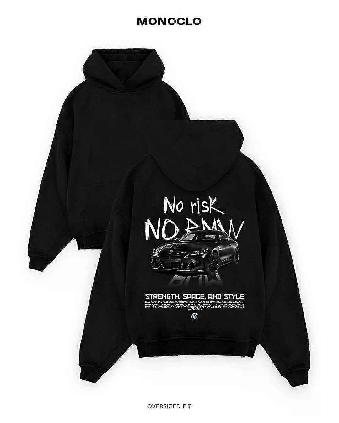 Hoodie Pullover “no Risk No Bmw” Rockinstone New