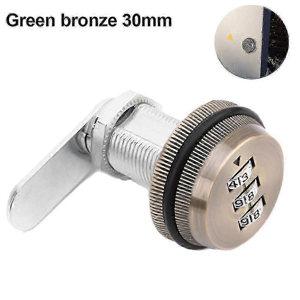 Code Combination Lock Mailbox Without Key For Closet Drawer 30mm