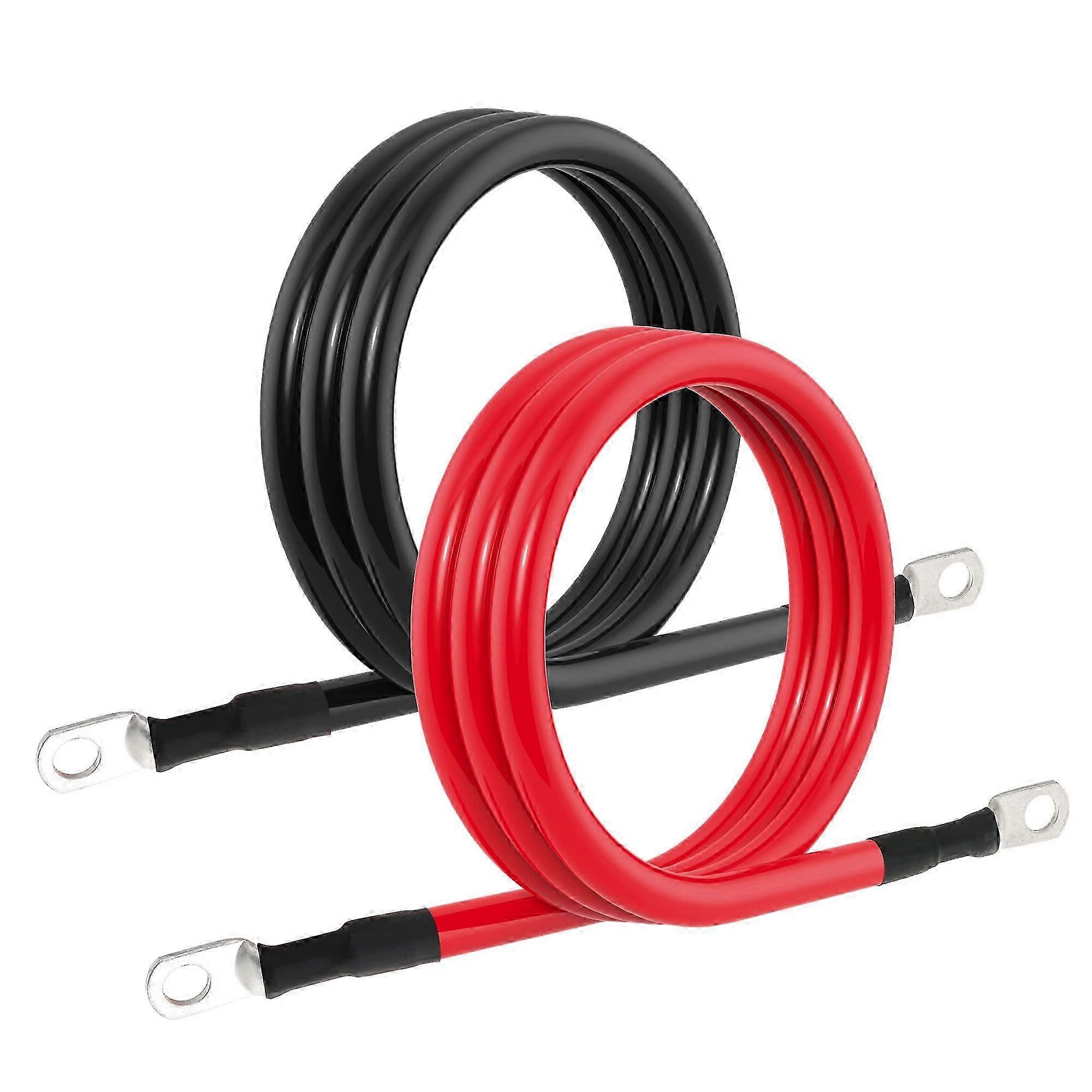 4 AWG battery cable for inverters with 3/8" lugs both ends