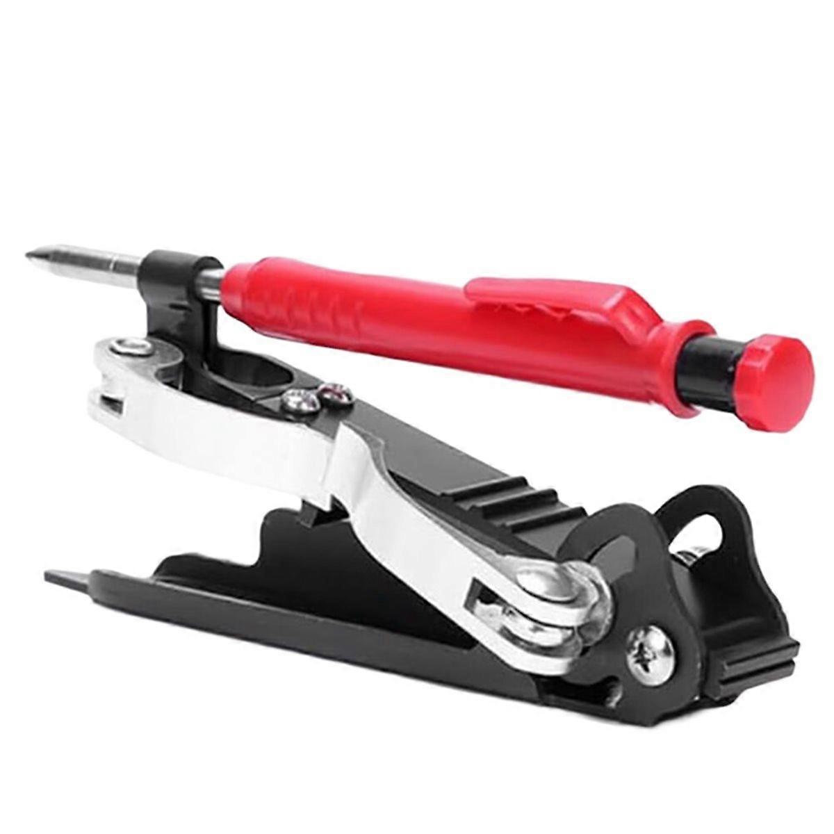 Aluminum Alloy Scribe Marking Tool for Woodworking with Support Bracket DIY Graffiti Line Measuremen