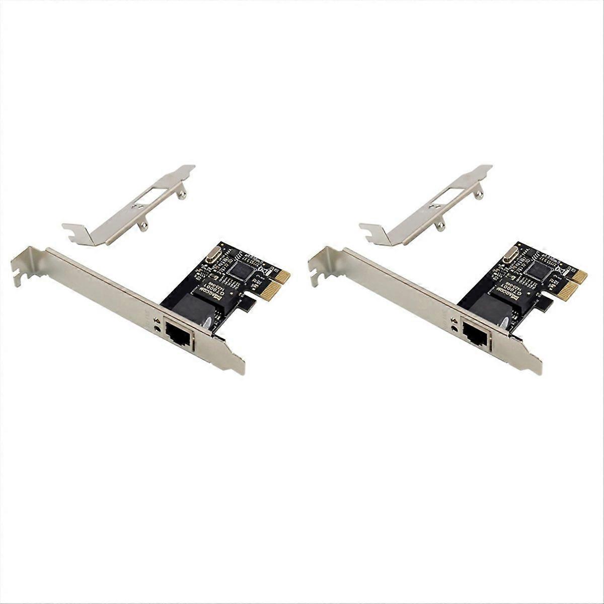 2X PCIE X1 RJ45 Server Gigabit Netzwerkkarte RTL8111C Single Port 1000M Ethernet Adapter Karte Netzwerk