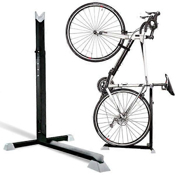 Bicycle rack, portable bike rack and space-saving parking with adjustable height, for storage