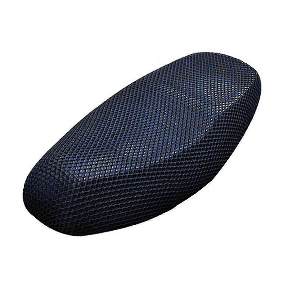 XL Black Blue Net Mesh Seat Full Cover Breathable Cushion Compatible With Office Chairs And Car Seats Mesh Fabric