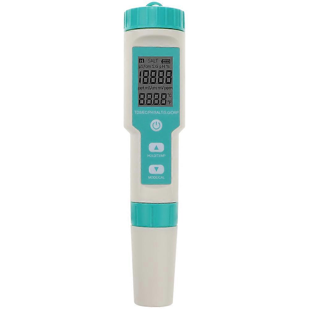 Blue-tooth Digital 7 in 1 pH Meter PH/TDS/EC/ORP/Salinity /SG/TEMP Meter Water Quality Monitor Tester Drinking Water Aquariums