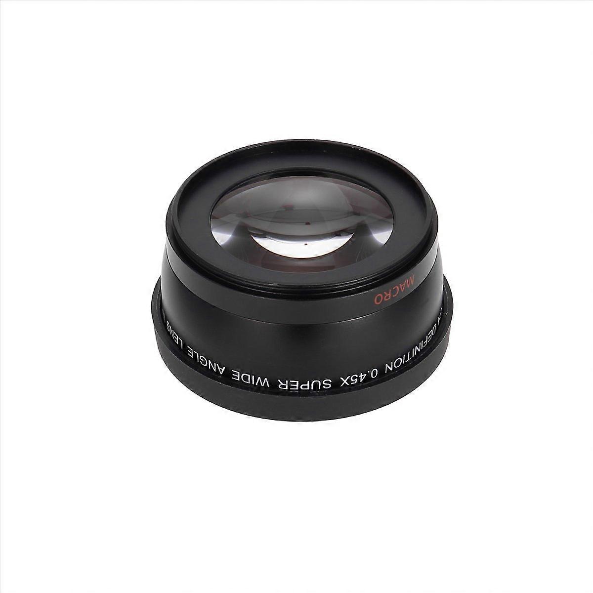 58MM Wide Angle 0.45x Converter Lens with Macro Close-Up Attachment