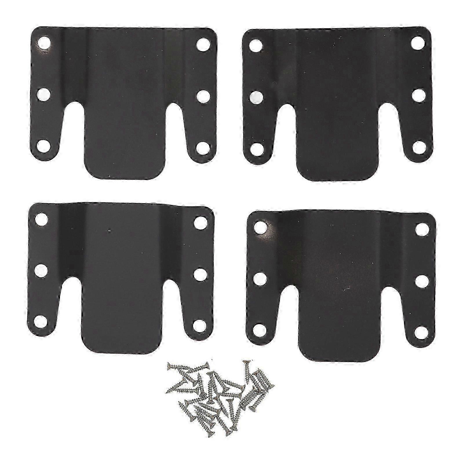 4 Sets Sofa Interlocking Universal Iron 0.5cm Aperture Sectional Couch Bracket For Home Dormitory