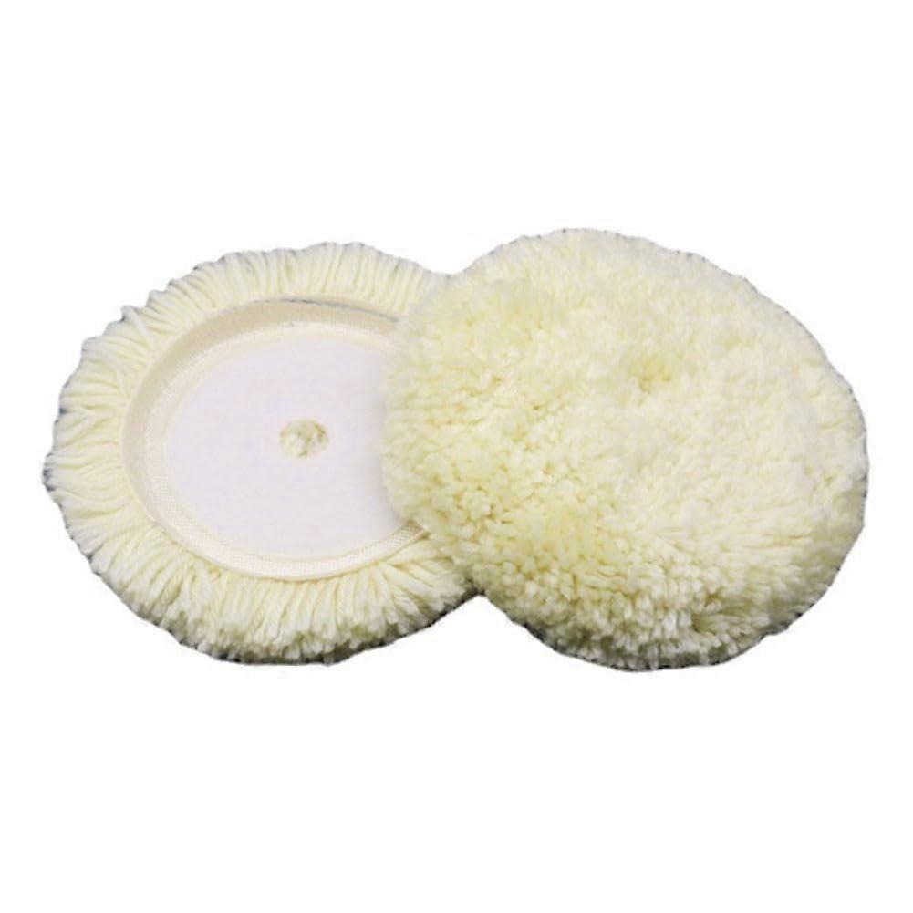 5 Inch Wool Polishing Pads Set for Car Paint Correction, Buffing Disk Kit for Body  Compound