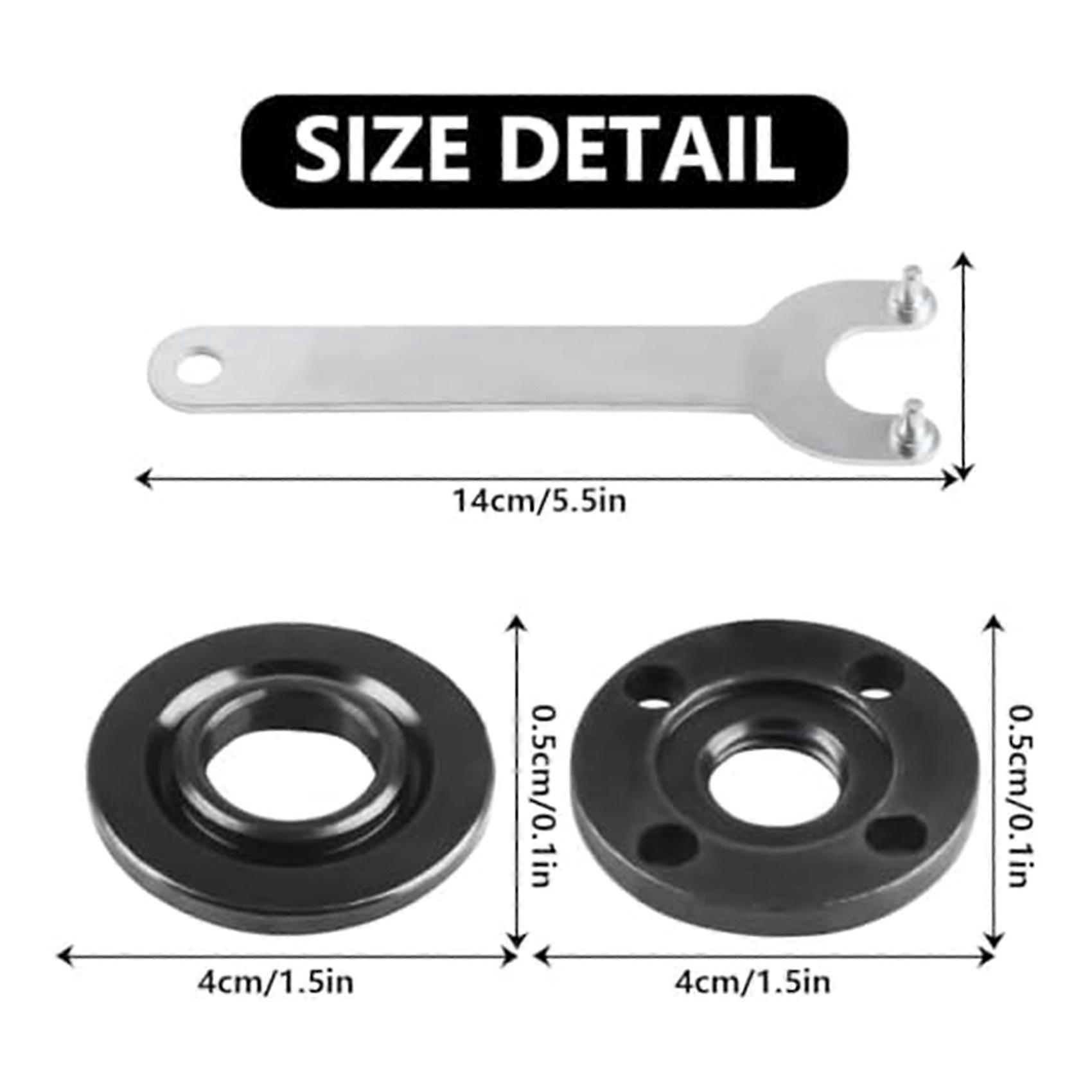 3X Angle Grinder Nut, 5/8-11 Grinder Flange Angle Metal Locking Nut