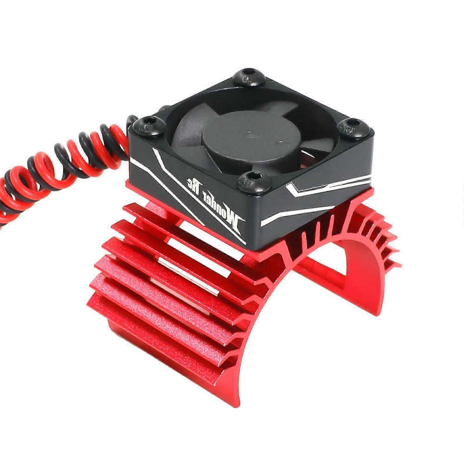 Fast 36mm Remote Control Motor Cooling Fan Update Accessory Compact Size Efficient Brushless Motor Cooling Fan  Simple black