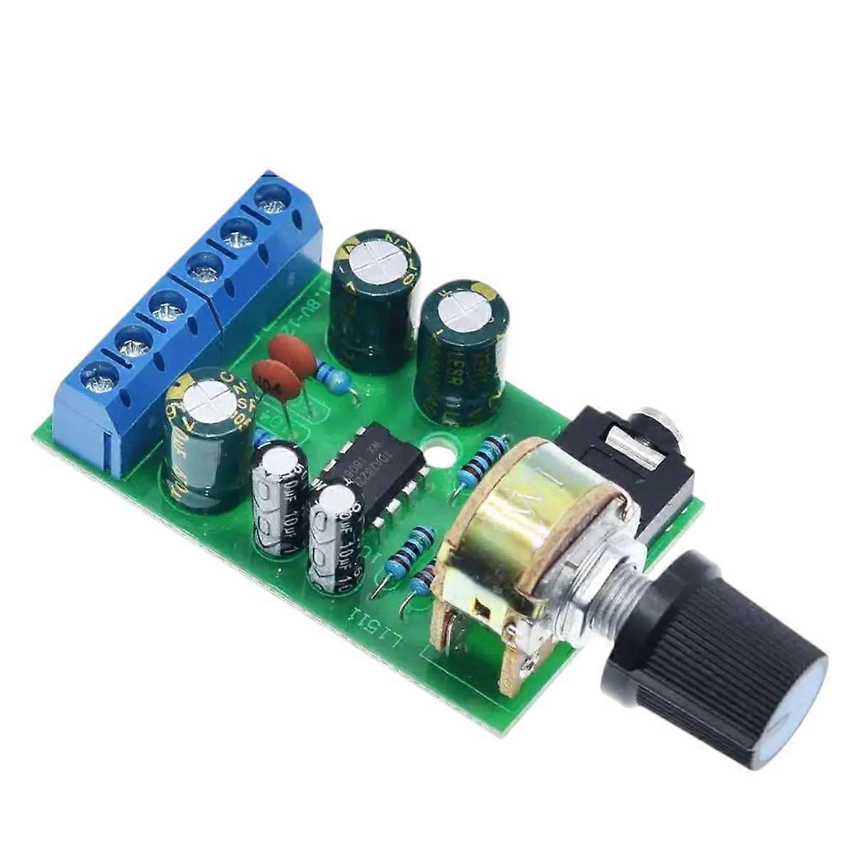 TDA2822M Stereo Audio Power Amplifier Board Dual Channel 5V12V with 3.5mm AUX Input for DIY