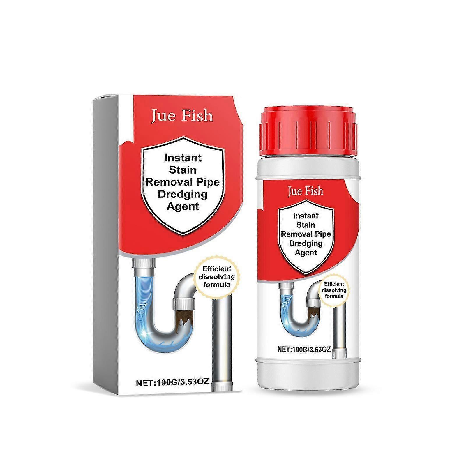 Powerful Drain Cleaner for Kitchen & Bathroom - Fast, Easy, Eco-Friendly 100g