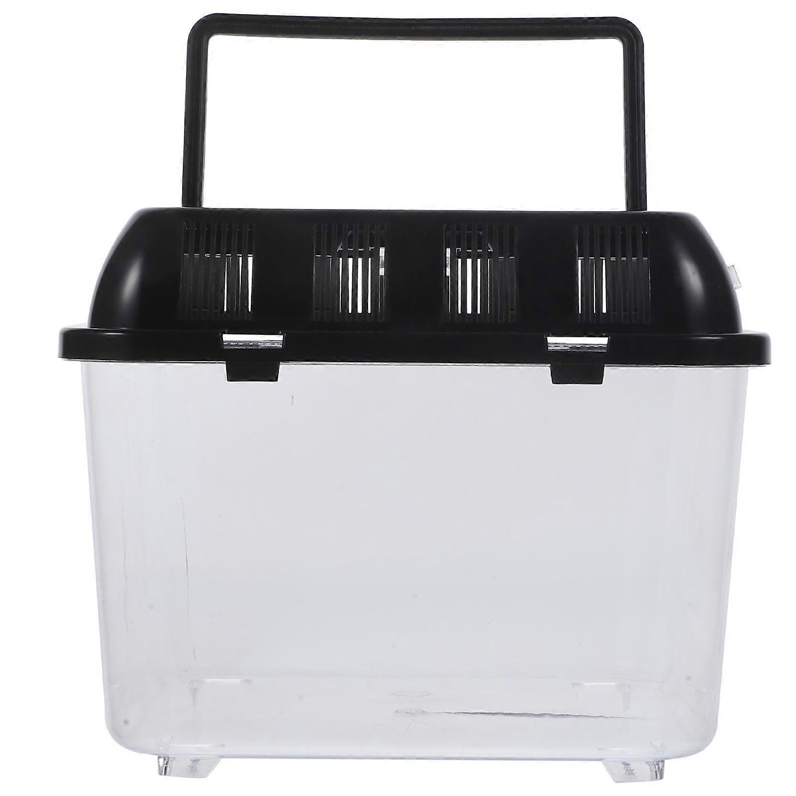 1Pc Reptile Tortoise Goldfish Feeding Box Climbing Pet Feeding Container