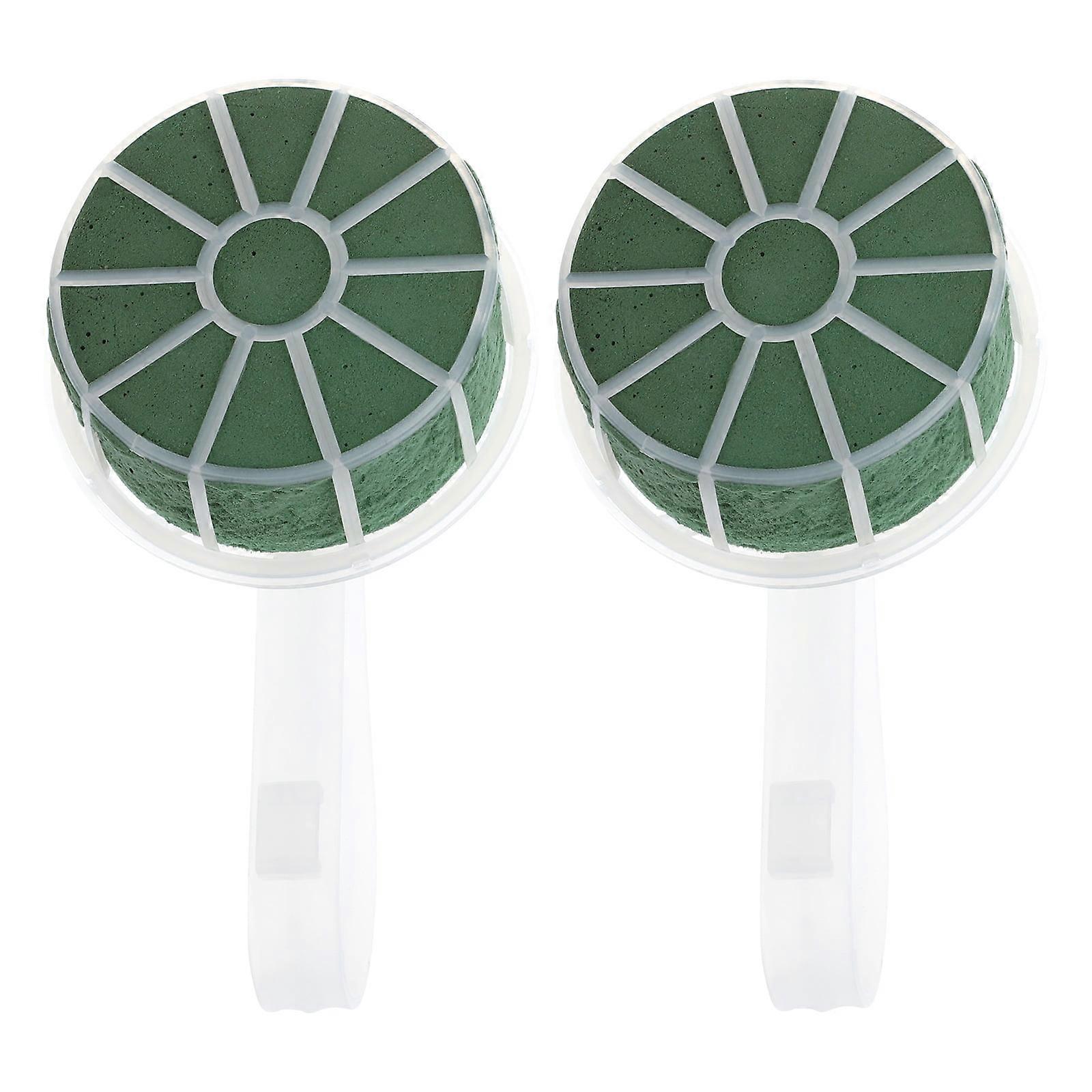 Wedding Bouquet Holders Green Foam (2PCS)
