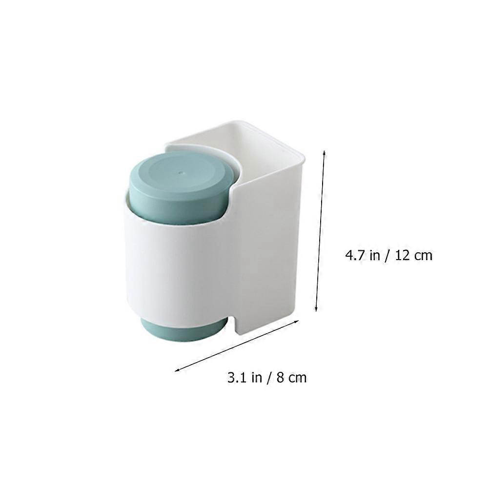 Tooth Brush Holder 3Sets for Bathroom Use with Tooth Mug Storage Rack
