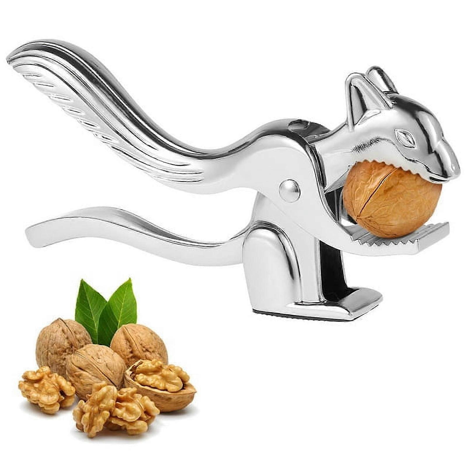 Yuseik 1X Nut Cracker - Squirrel Shape Multipurpose Kitchen Tool, Non-Slip Walnut Sheller Clip, Creative Peeling Gadget