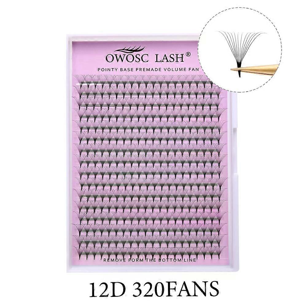 3/10 Rows Soft Individual Anime False Eyelashes Spiky Foxes Style Natural Eyelash Extensions Time-saving Choice For Beginners