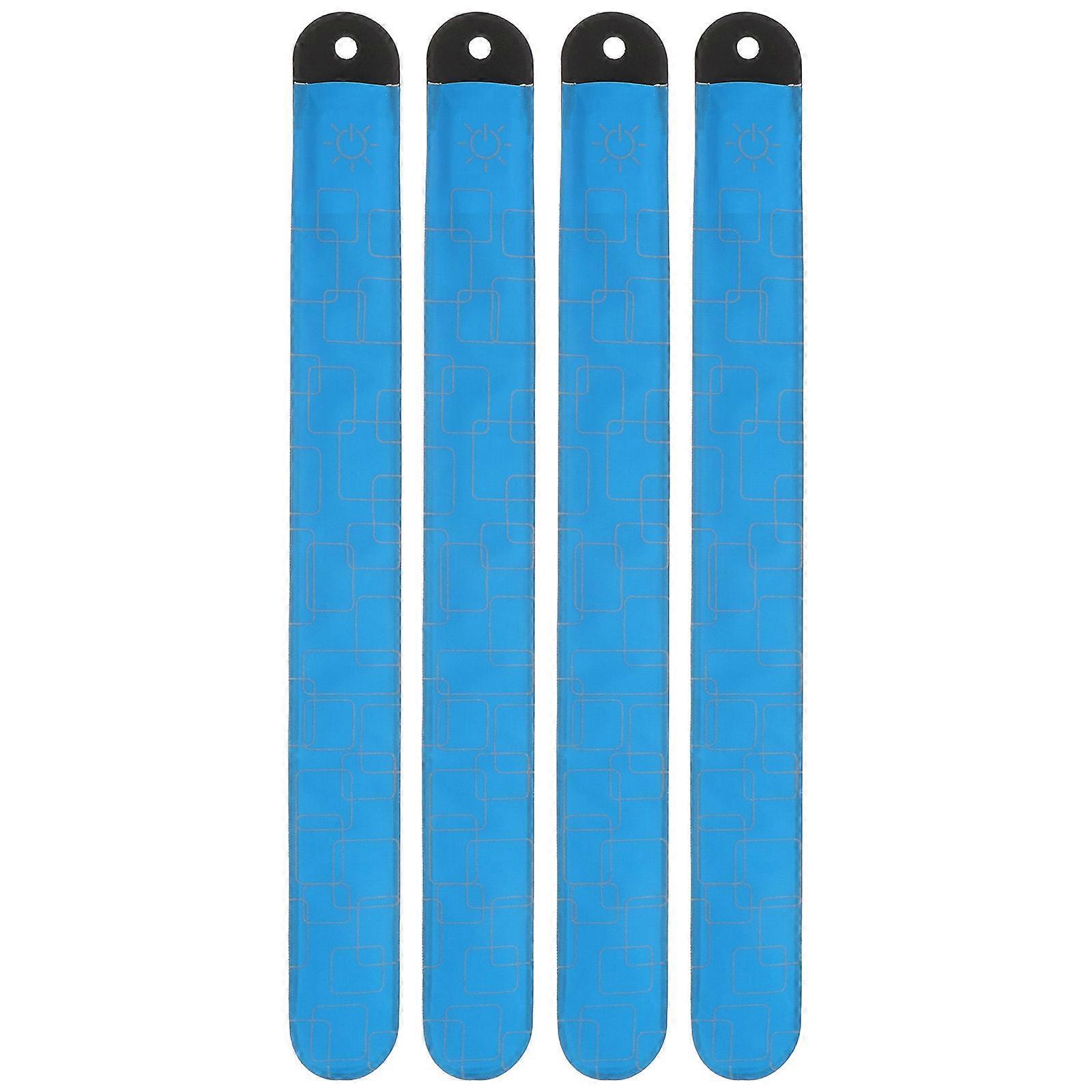 LED Horse Ankle Bands for Running Set of 4 Adjustable Leg Wraps for Night