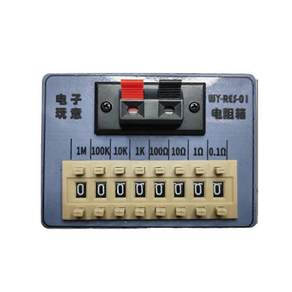 WY-RES-01 Resistance Box Pocket Resistance Box, Dial Programming Resistance Box for Electrical Equipment Tool Accessory