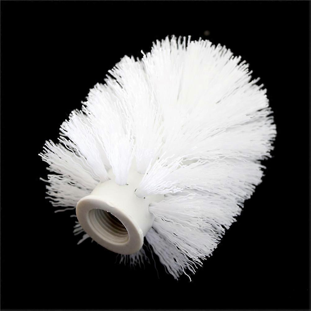 1 Pcs Replacement Bathroom WC Clean Spare Accessories Cleaning Brcomh Head For Toilet White Toilet Brcomh Head Holder 75*90mm