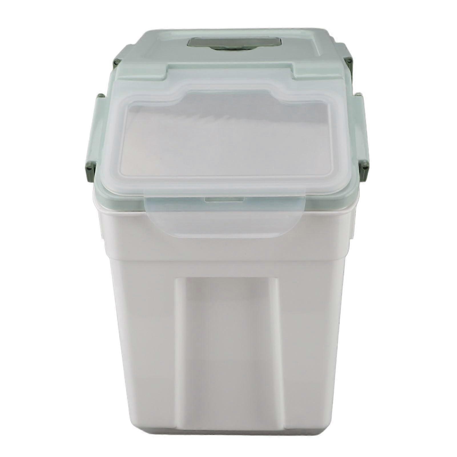 Rice Storage Container 15kg Airtight Seal Freshness PP Grain Bin for Home and Commercial Kitchen
