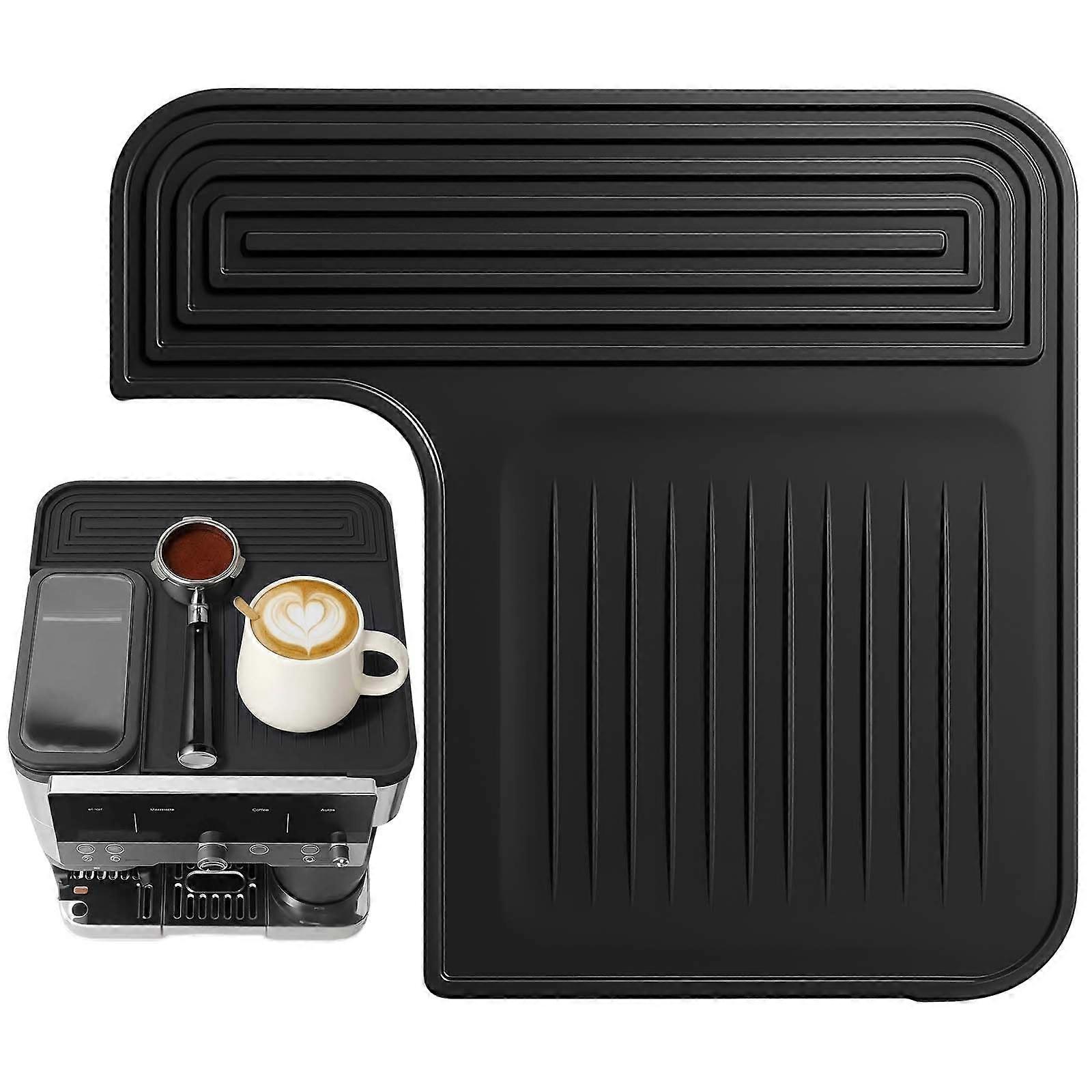 Espresso Machine Mat for Ninja ES601 ES701, Non Slip Heat Resistant Silicone Surface Protector