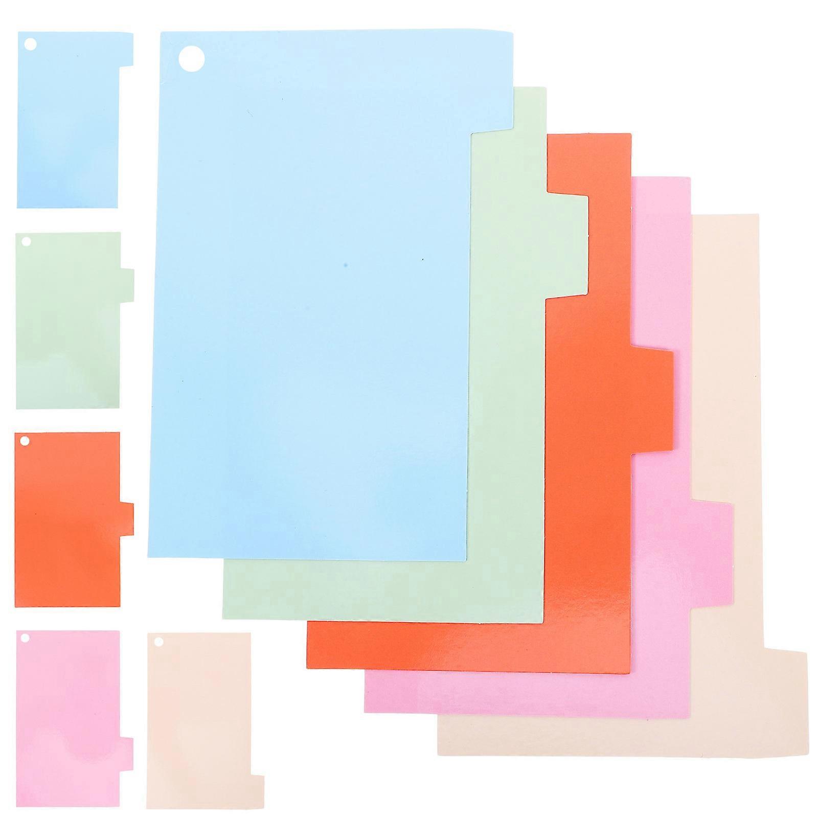 Index Card Dividers Notebook Dividers for Office Use 15 Sheets Paper