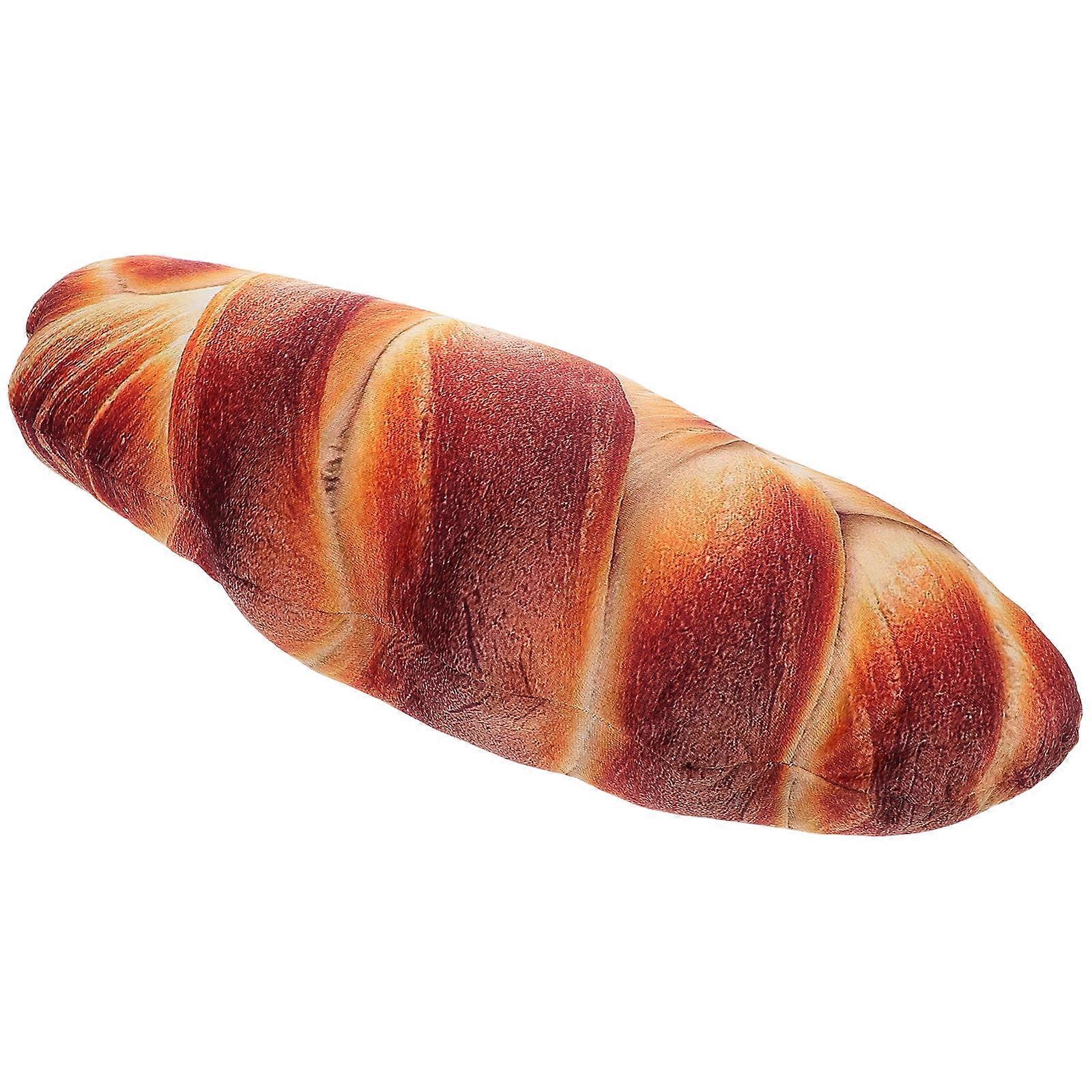 Creative Bread Loaf Plush Pillow for Comfortable Sofa Decoration