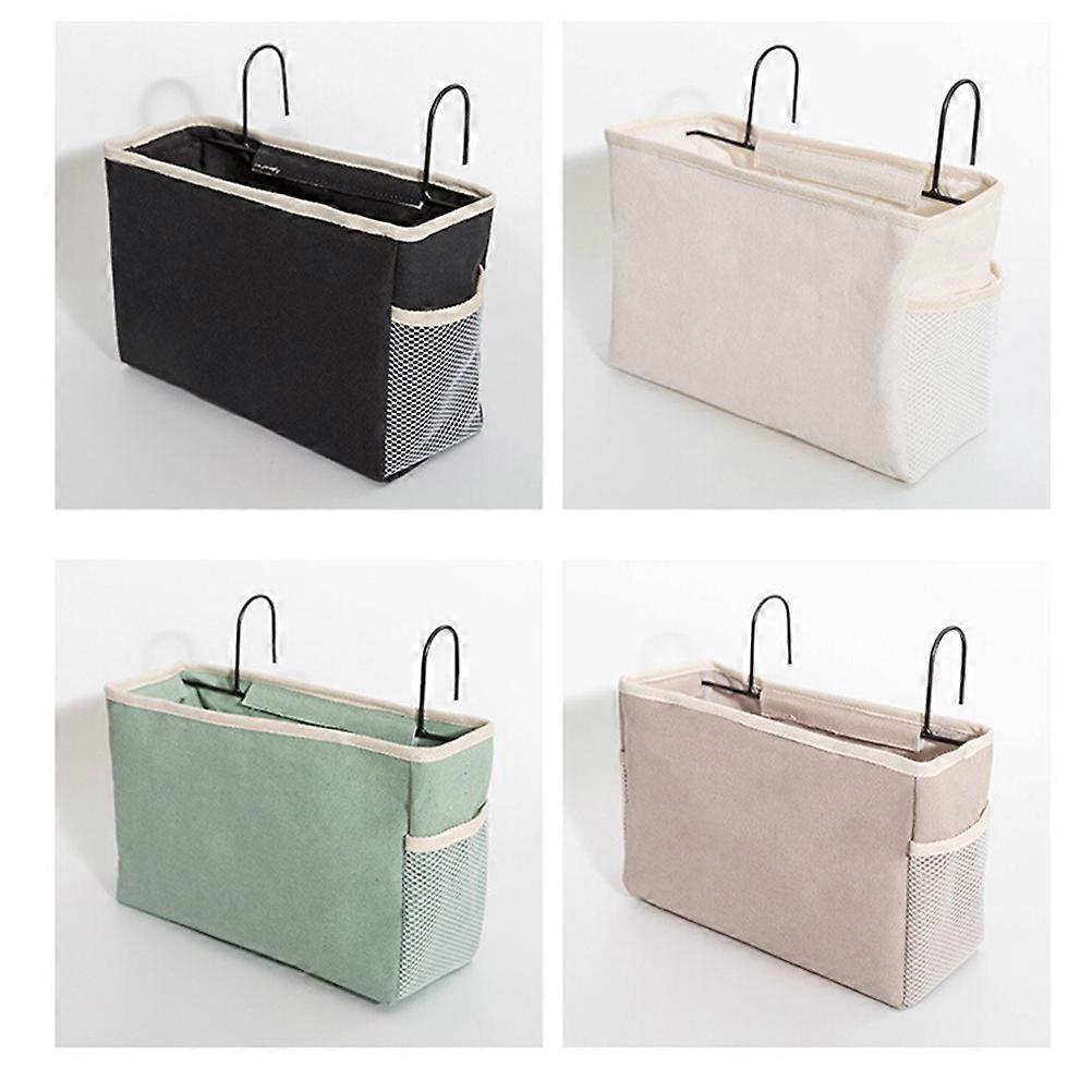 Bedside Storage Bag Felt Fabric for 1Pcs White Hanging Organizer