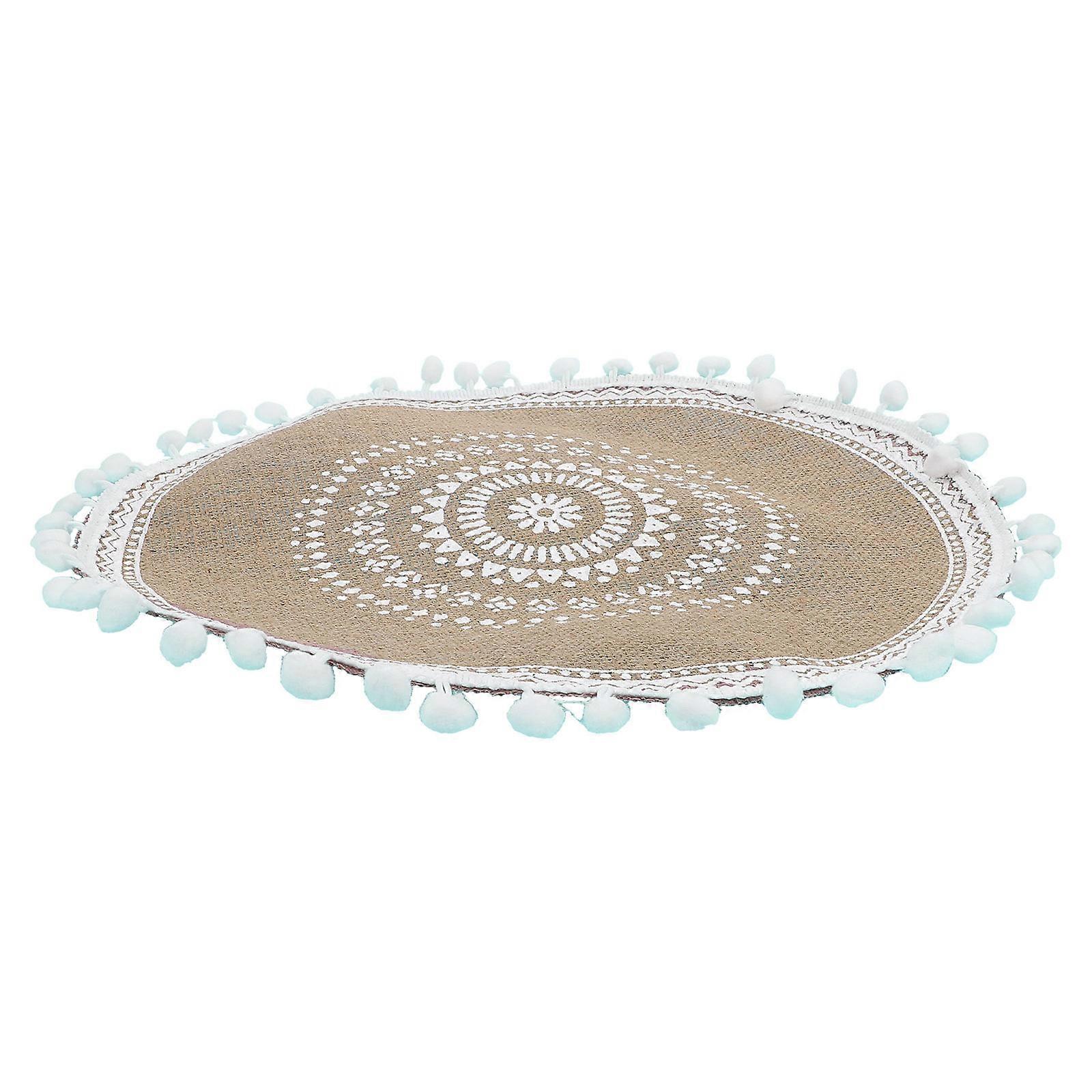 Home Placemat Heat Insulation Mat for Dining Table 1Pcs White Mat