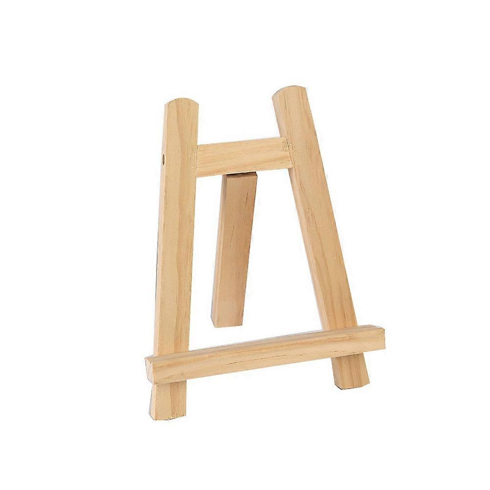 Painting Easel Solid Wood for Storage 4Pcs Khaki Triangle Support Stand