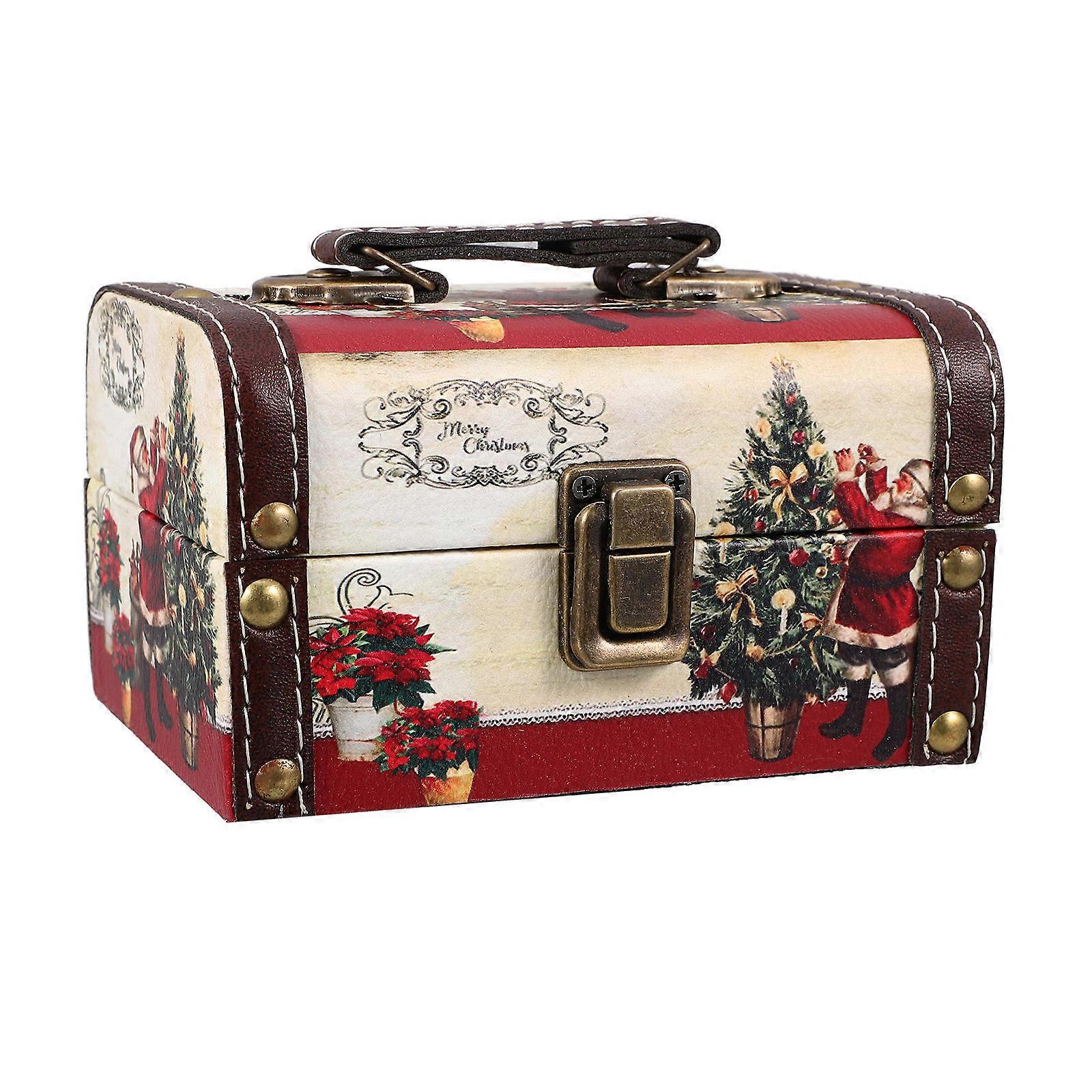 Retro Treasure Box Christmas Storage Box for Small Item Storage 5Pcs