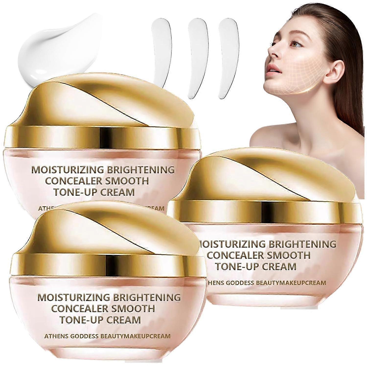 Cream Concealer and Foundation Makeup 3PCS 50g Full Coverage Brightening with Deep Hydration