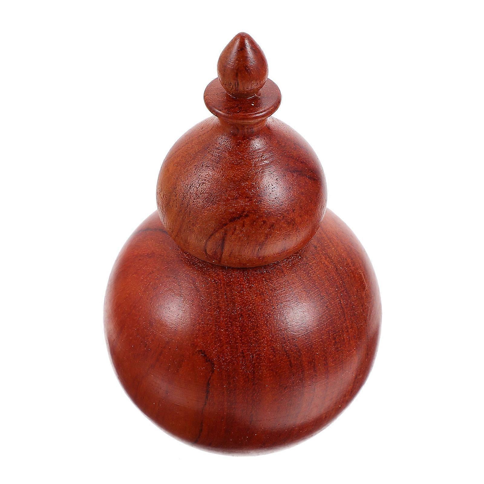 Pop-Up Toothpick Box Gourd Pressing Type 1Pcs Brown Holder
