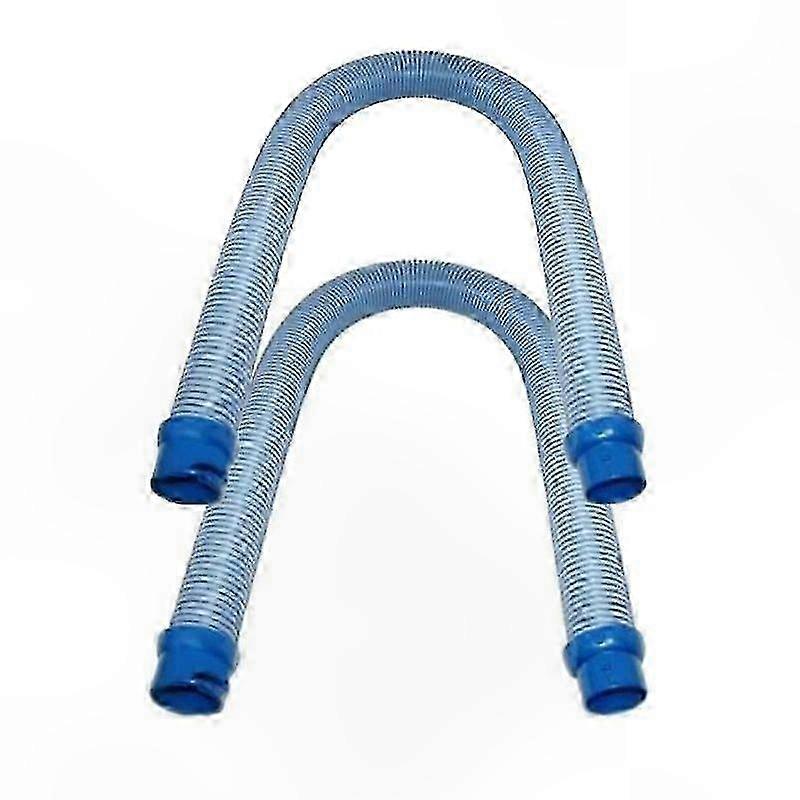 2-Pack Twist Lock Hose Sections, 1m Each, Compatible with Hydraulic Pool Cleaner Robots, Blue