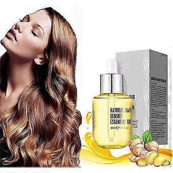 2025 Ginger Hair Serum, 35 ml Ginger Essence Hair Serum, Naturlig hårtäthetsolja, Snabb återväxtoljeserum för håravfall