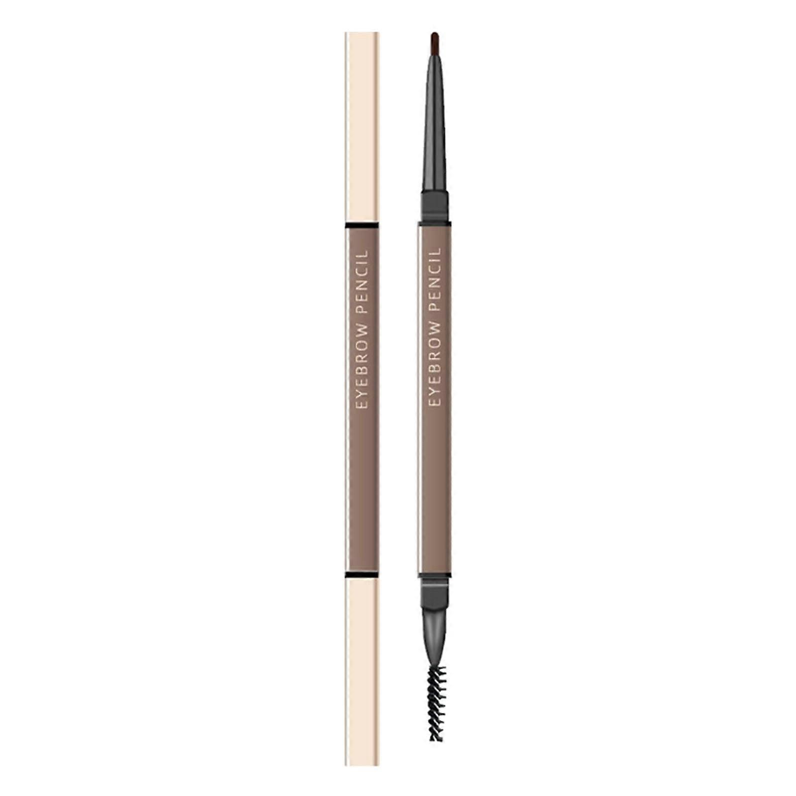 Double Ended Waterproof Eyebrow Pencil with Replacement Tip, Long Lasting Sweatproof Brown EP22