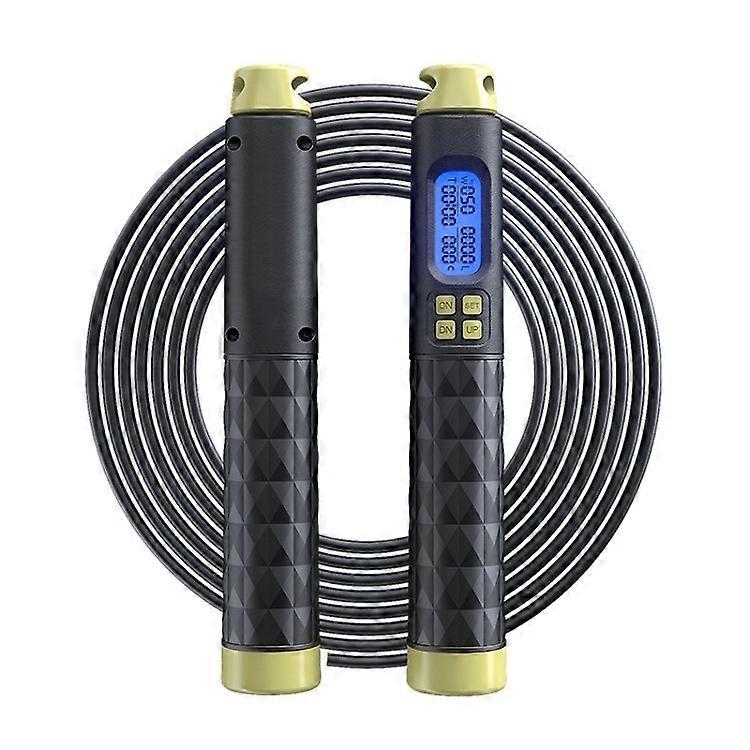 S09 Adjustable Skipping Rope with Digital Calorie and Loop Counter Jump Rope
