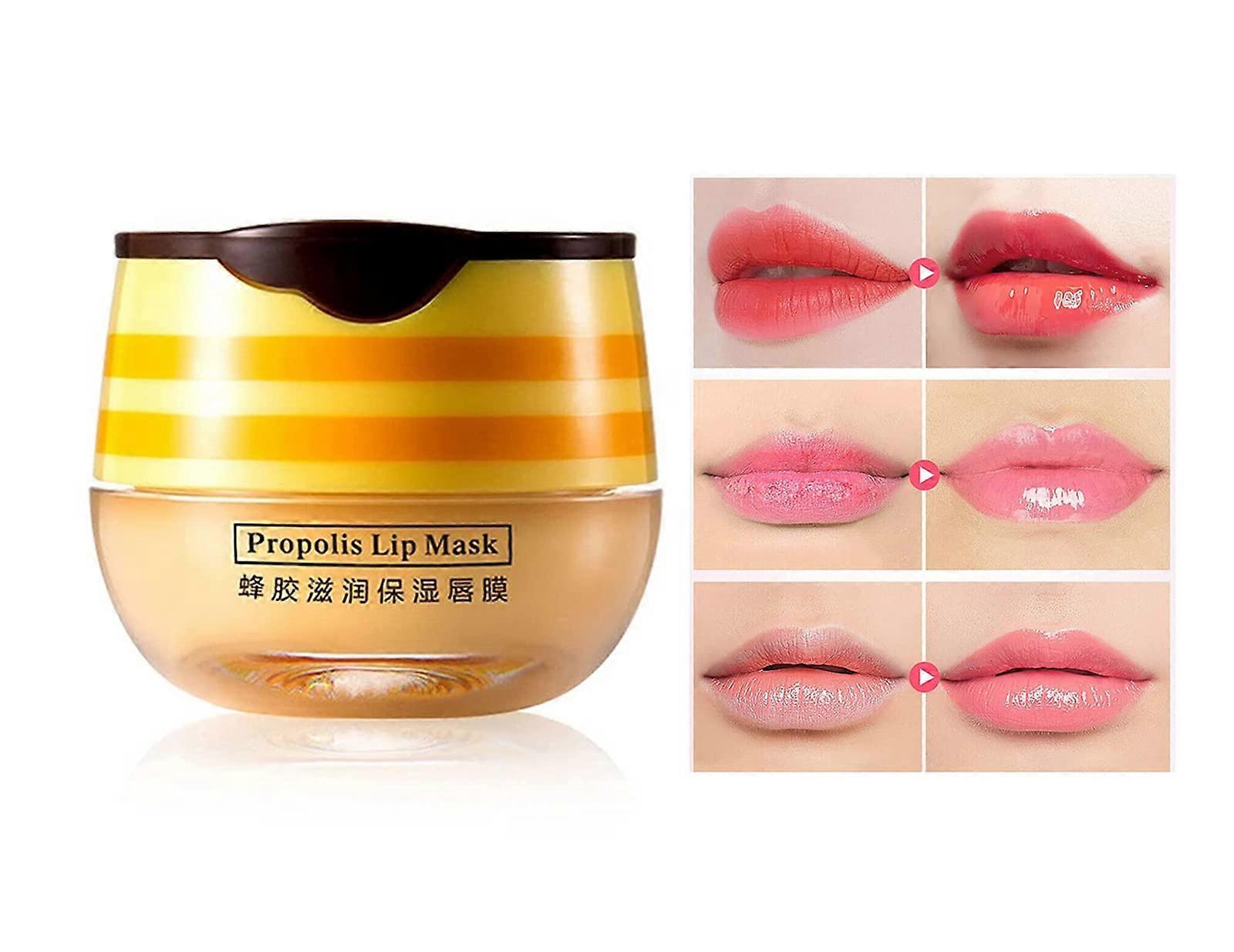 Honey Lip Mask Overnight Hydration with Propolis for Deep  and Smooth Makeup Base 1pc