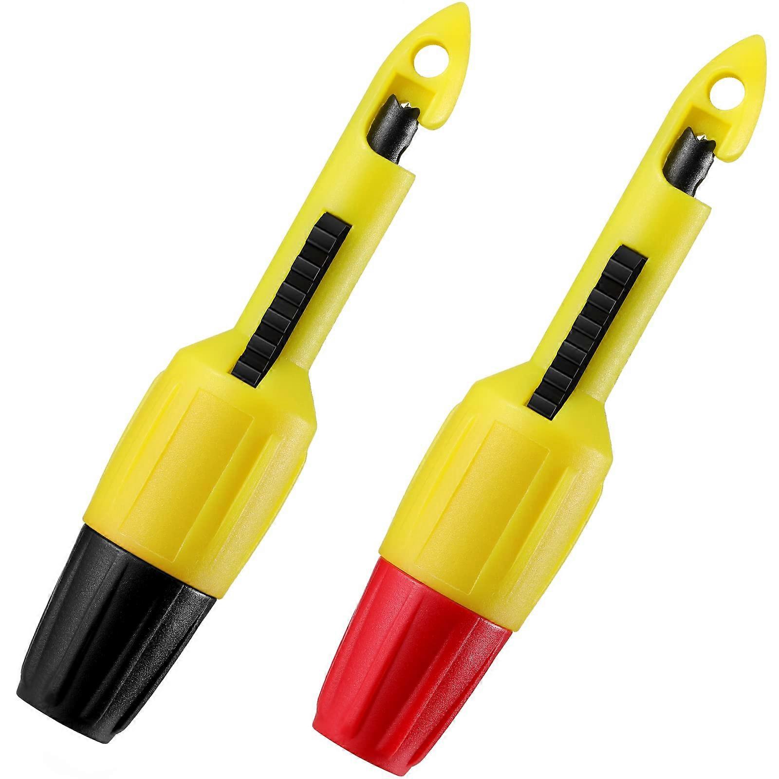 2 Pack Insulation Piercing Probe Clips for Multimeter Voltage Testing Automotive Circuit Detection 3.8x0.8 Inch
