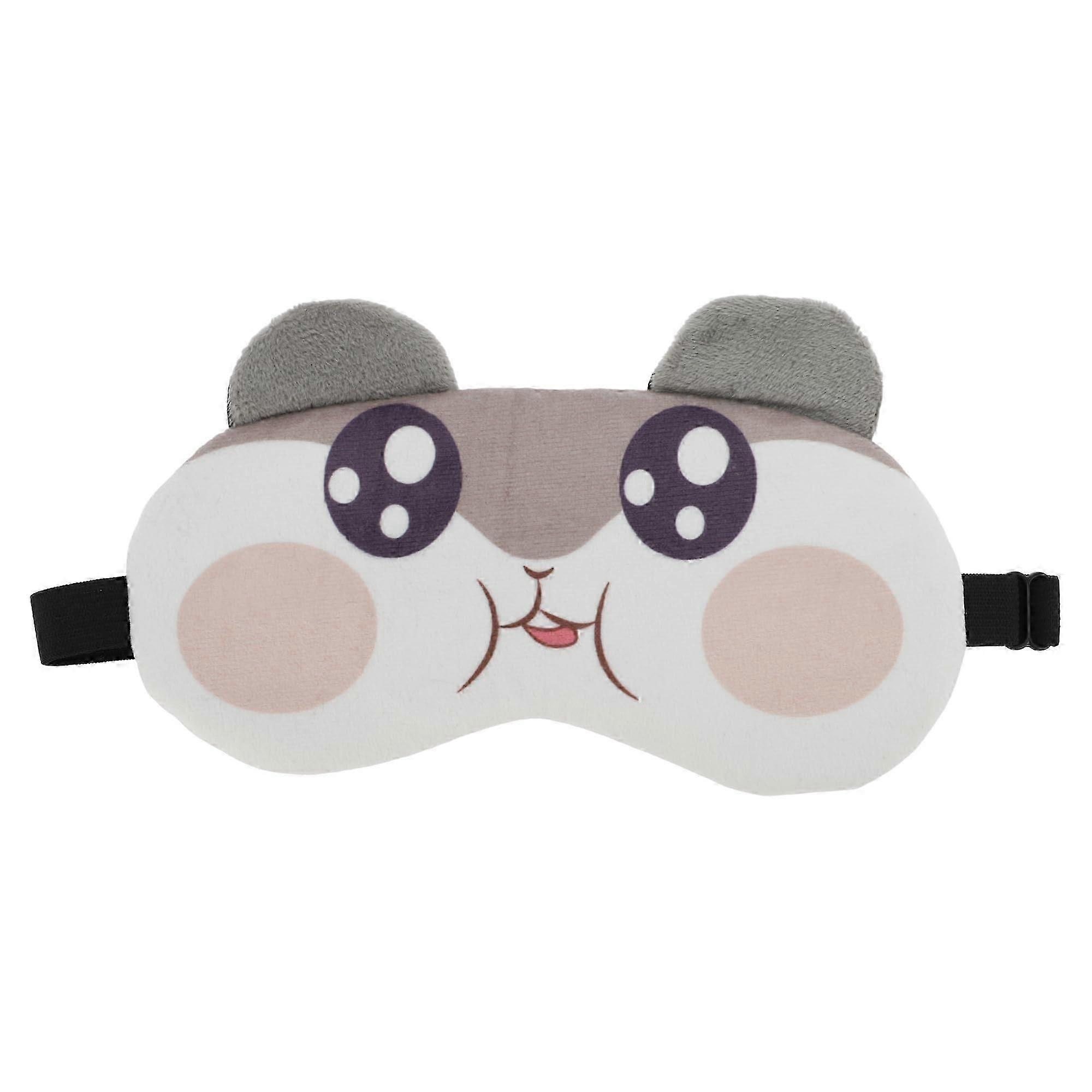 Comfortable Polyester Sleep Mask with Light Blocking and Adjustable Strap for Travel